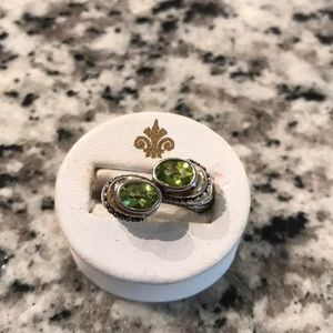 Sterling Silver cable Wheaton Stone size 5 ring